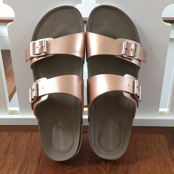madden girl brando rose gold